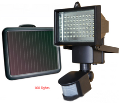 Led solar infrared body sensor lamp floodlight