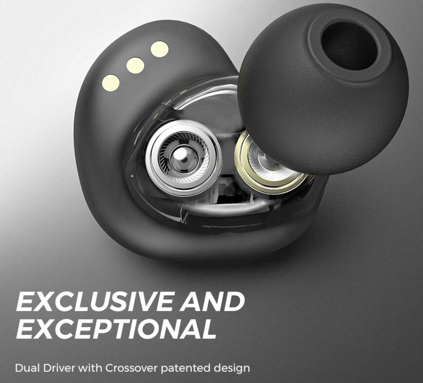 Dual Dynamic Drivers Wireless Earbuds Bluetooth - Spice Price