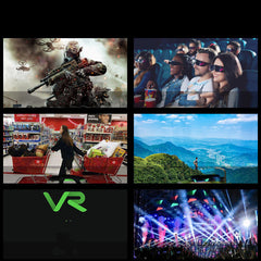 New VRG Pro 3D VR Glasses Virtual Reality Full Screen Visual Wide-Angle VR Glasses For 5 To 7 Inch Smartphone Eyeglasses Devices - Spice Price