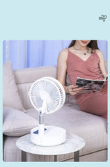 USB Charging Fan Portable Retractable Mini Fan
