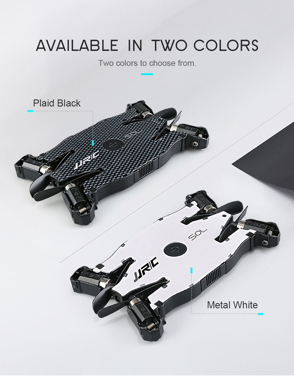JJRC JJR / C H49 SOL Ultrafine Wifi FPV Selfie Drone 720P Camera Automatic Folding Arm Maintenance Altitude Quadcopter to Remote Control VS H37 H47 E57 - Spice Price