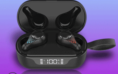Subwoofer 5.0 Single Binaural Bluetooth Headset Earbuds Touch LED Bluetooth Headset - Spice Price