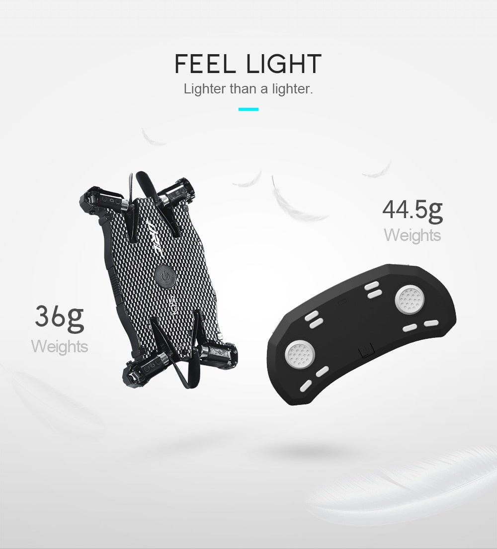JJRC JJR / C H49 SOL Ultrafine Wifi FPV Selfie Drone 720P Camera Automatic Folding Arm Maintenance Altitude Quadcopter to Remote Control VS H37 H47 E57 - Spice Price