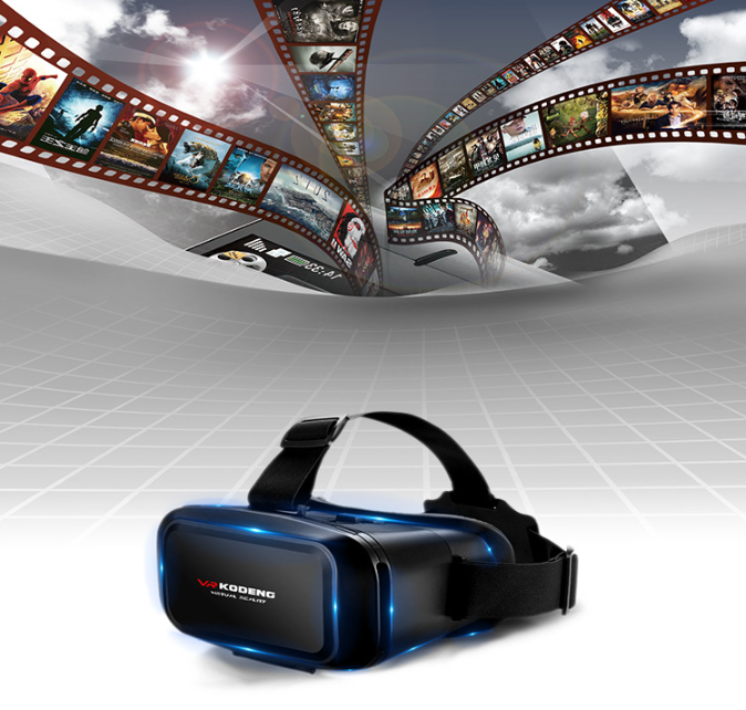 K2 Smart VR Glasses Virtual Reality Mobile Phone 3D Cinema - Spice Price