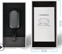 Subwoofer 5.0 Single Binaural Bluetooth Headset Earbuds Touch LED Bluetooth Headset - Spice Price